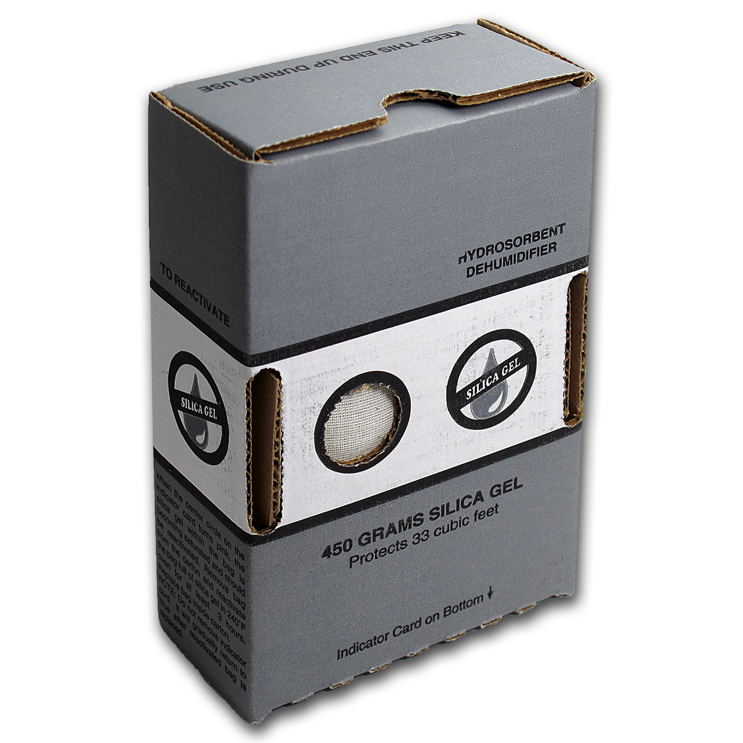 Silica Gel - Dehumidifier Crystals (450 Gram Desiccant Box)