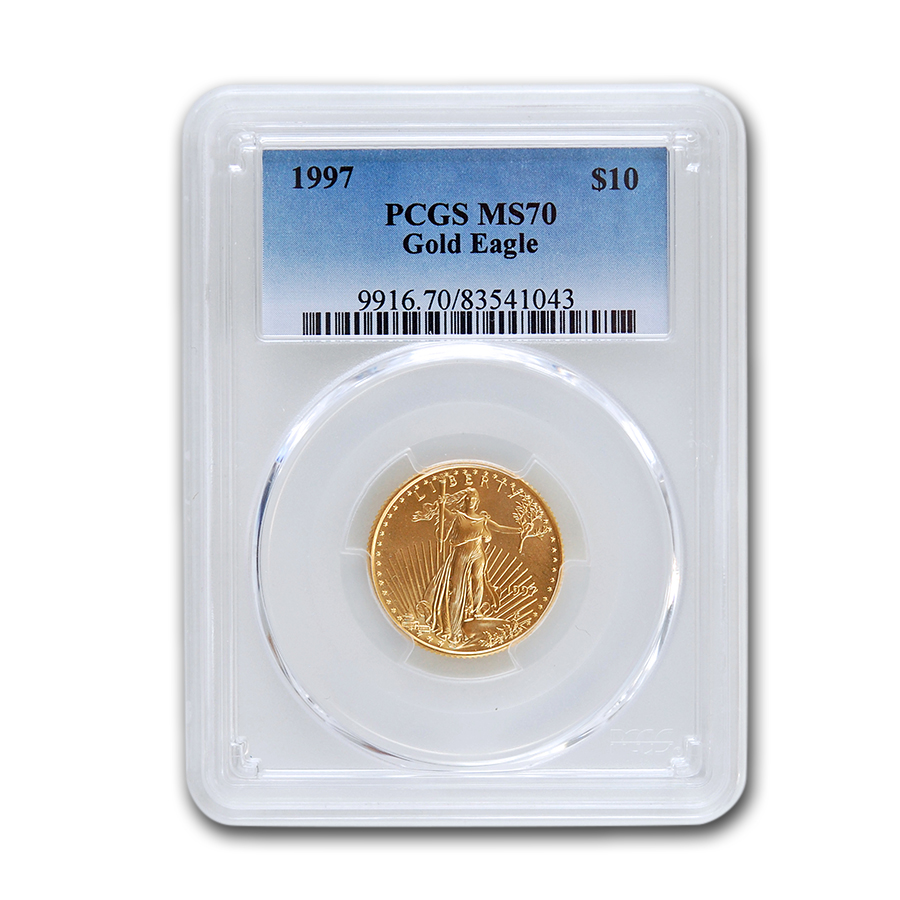 1997 1/4 oz American Gold Eagle MS-70 PCGS