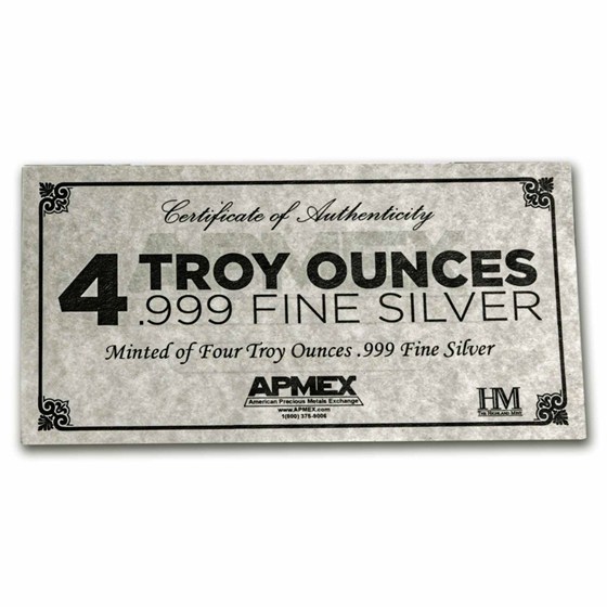 4 oz Silver Bar - The Lord's Prayer