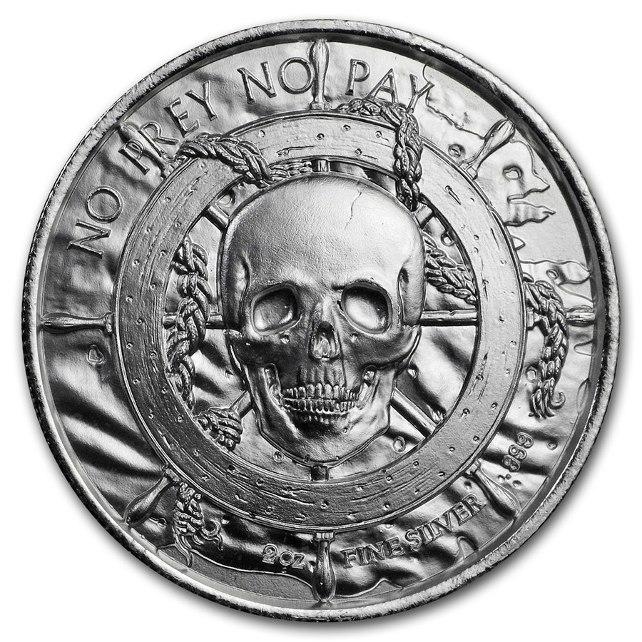 2 oz Silver UHR Round - Privateer Series: The White Whale