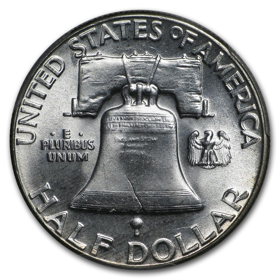 1960 Franklin Half Dollar MS-64 PCGS