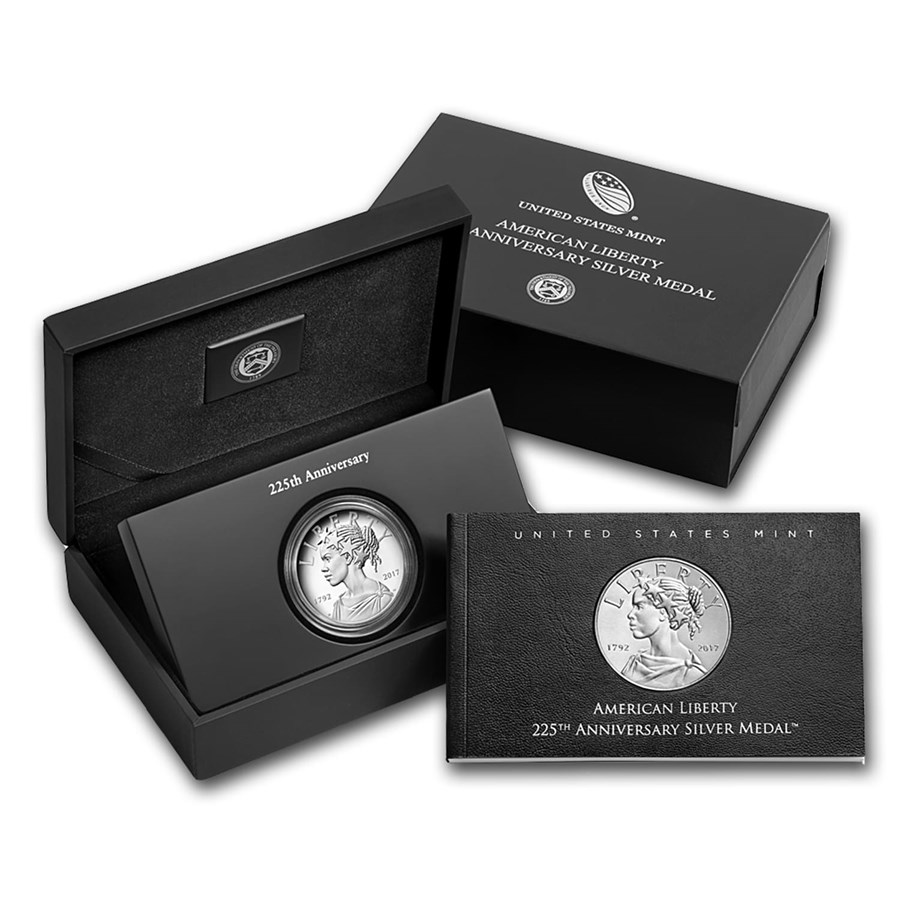 2017-P Silver American Liberty Medal Proof (w/Box & COA)