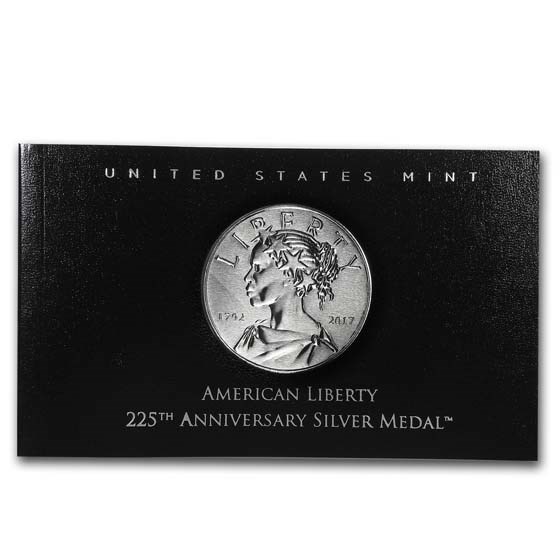 2017-P Silver American Liberty Medal Proof (w/Box & COA)