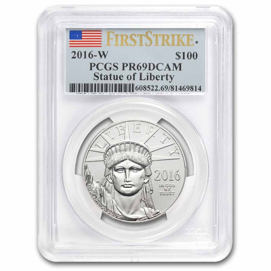 2016-W 1 oz Proof Platinum Eagle PR-69 DCAM PCGS (FirstStrike®)