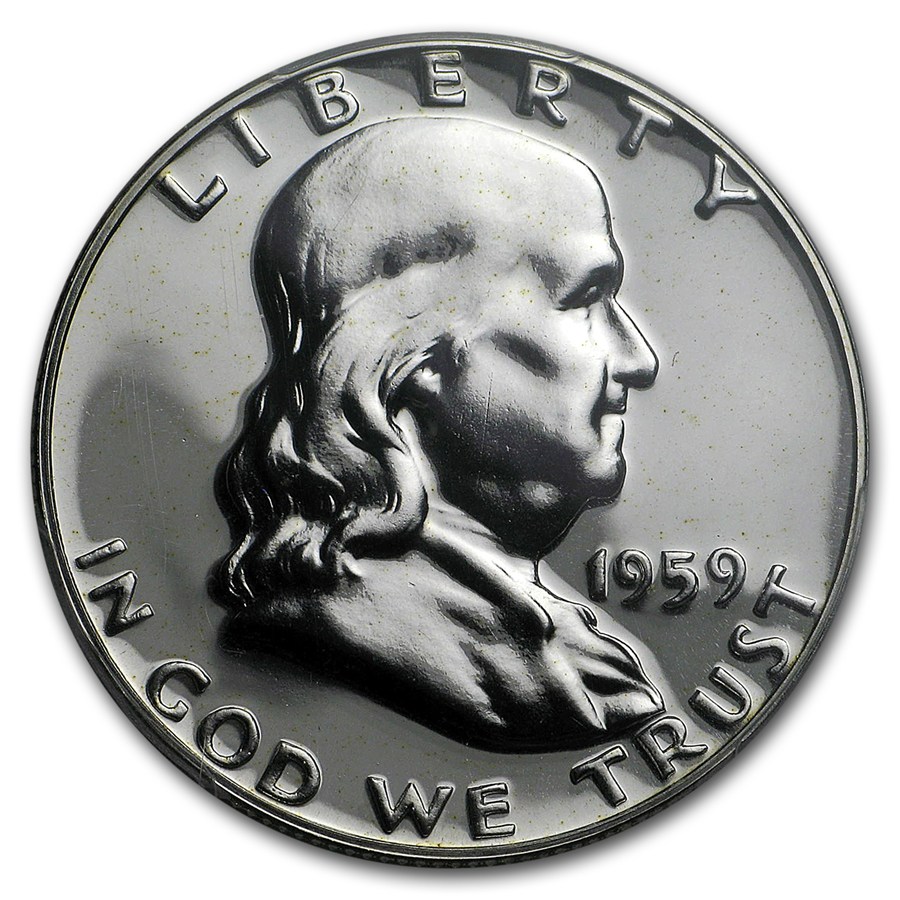 1959 Franklin Half Dollar PR-67 PCGS