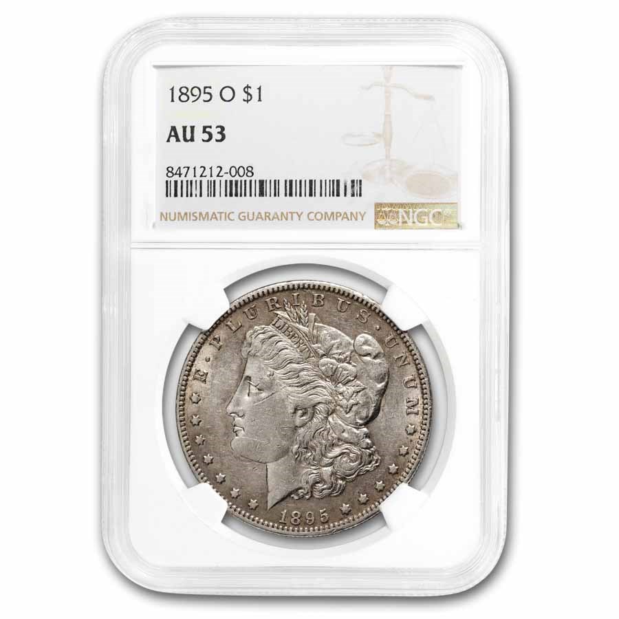 1895-O Morgan Dollar AU-53 NGC
