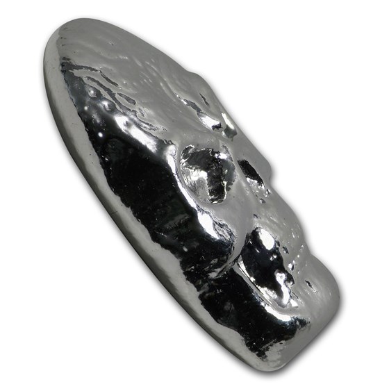 1 oz Hand Poured Silver - Celtic Skull
