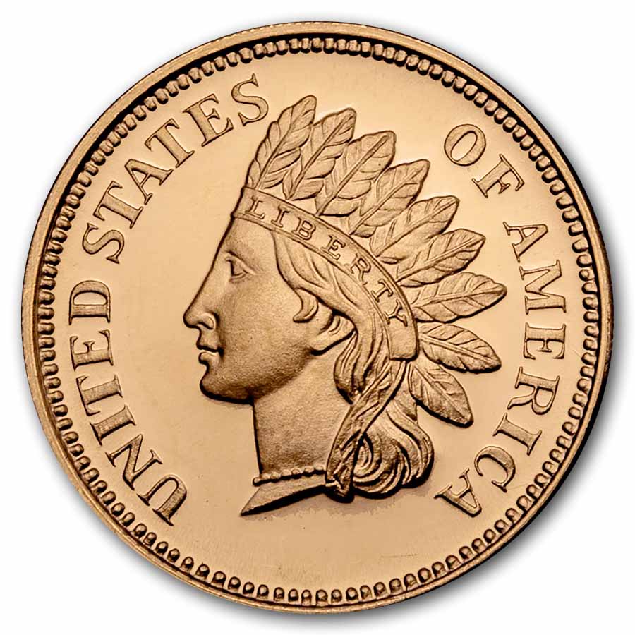 1 oz Copper Round - Indian Head Cent