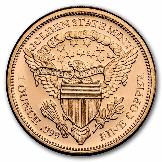 1 oz Copper Round - Indian Head Cent