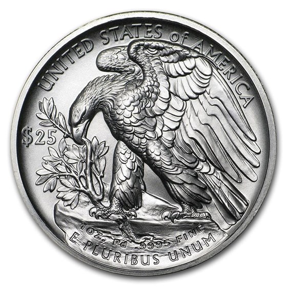 2017 1 oz American Palladium Eagle BU