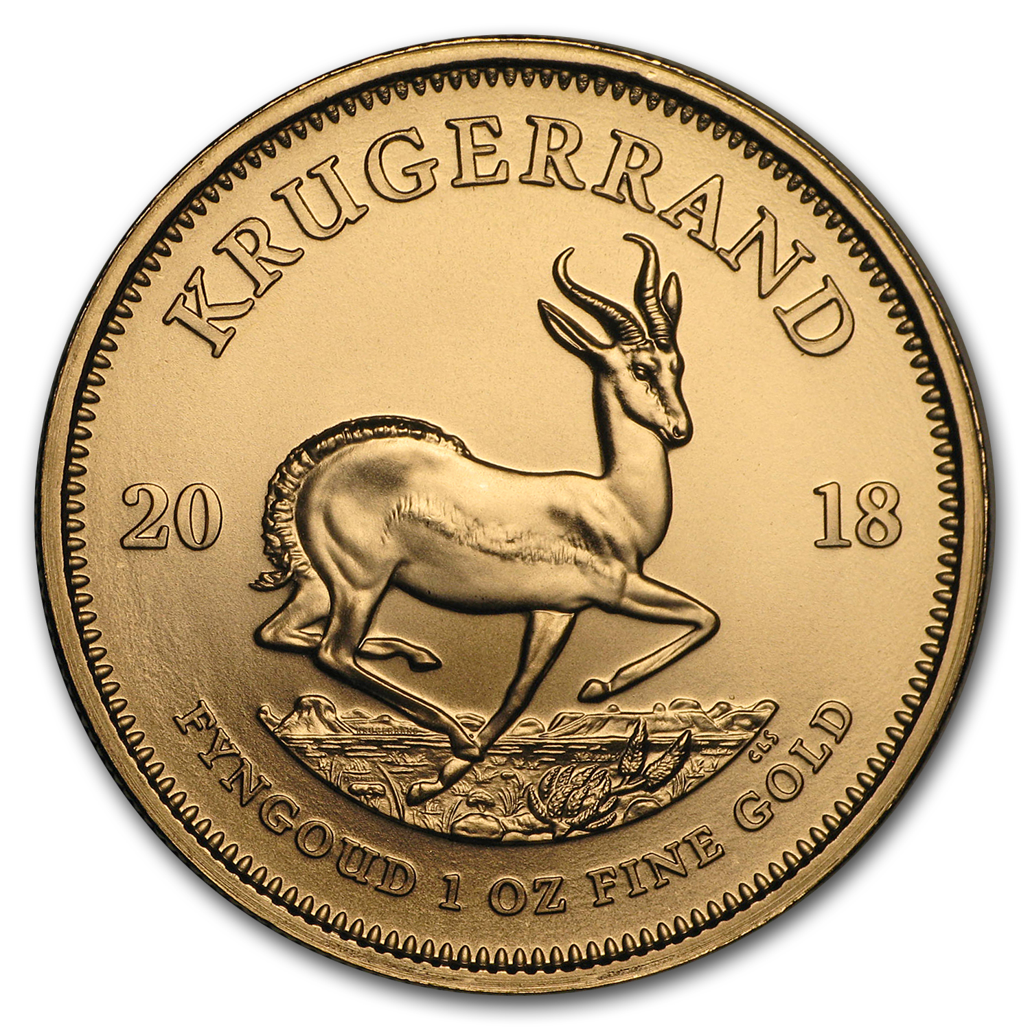 2018 South Africa 1 oz Gold Krugerrand BU