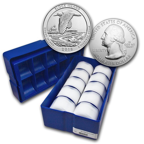 2018 5 oz Silver ATB Block Island National Wildlife Refuge, RI