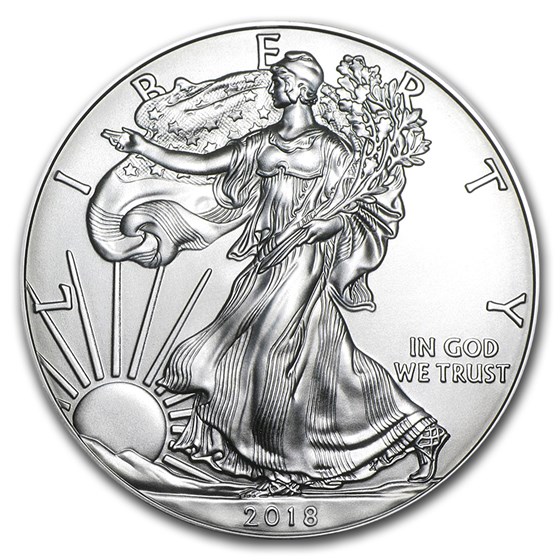 2018 1 oz American Silver Eagle (MintDirect® Single)