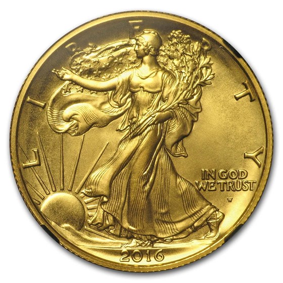 2016-W Gold Walking Liberty Half SP-70 NGC/PCGS (Mixed Labels)