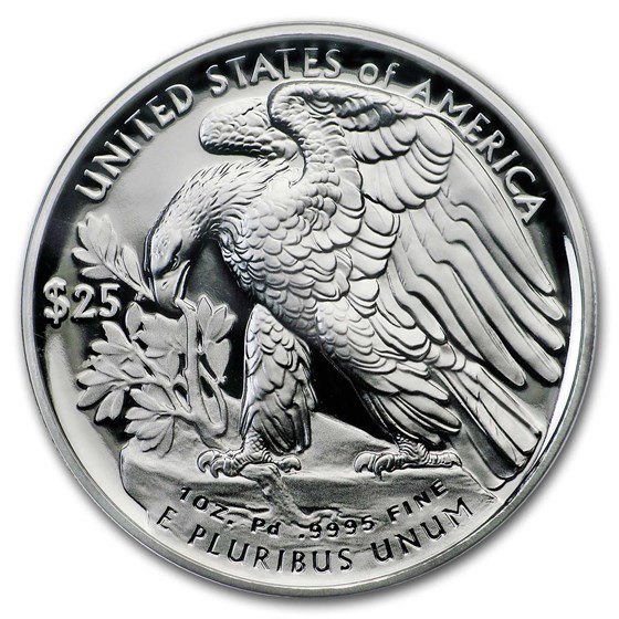 2018-W 1 oz Proof American Palladium Eagle (w/Box &amp; COA)