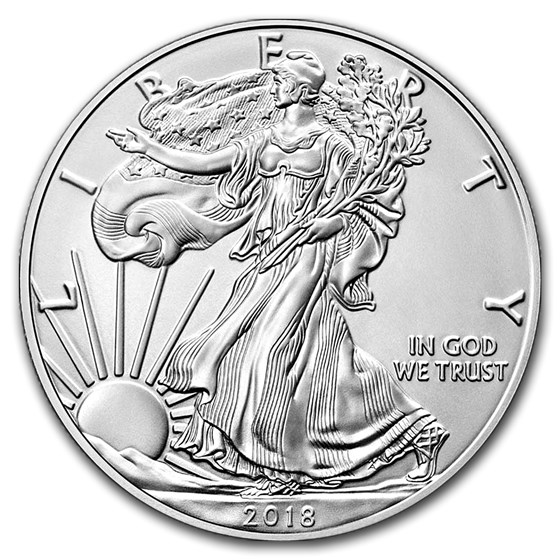 2018-W Burnished American Silver Eagle (w/Box & COA)