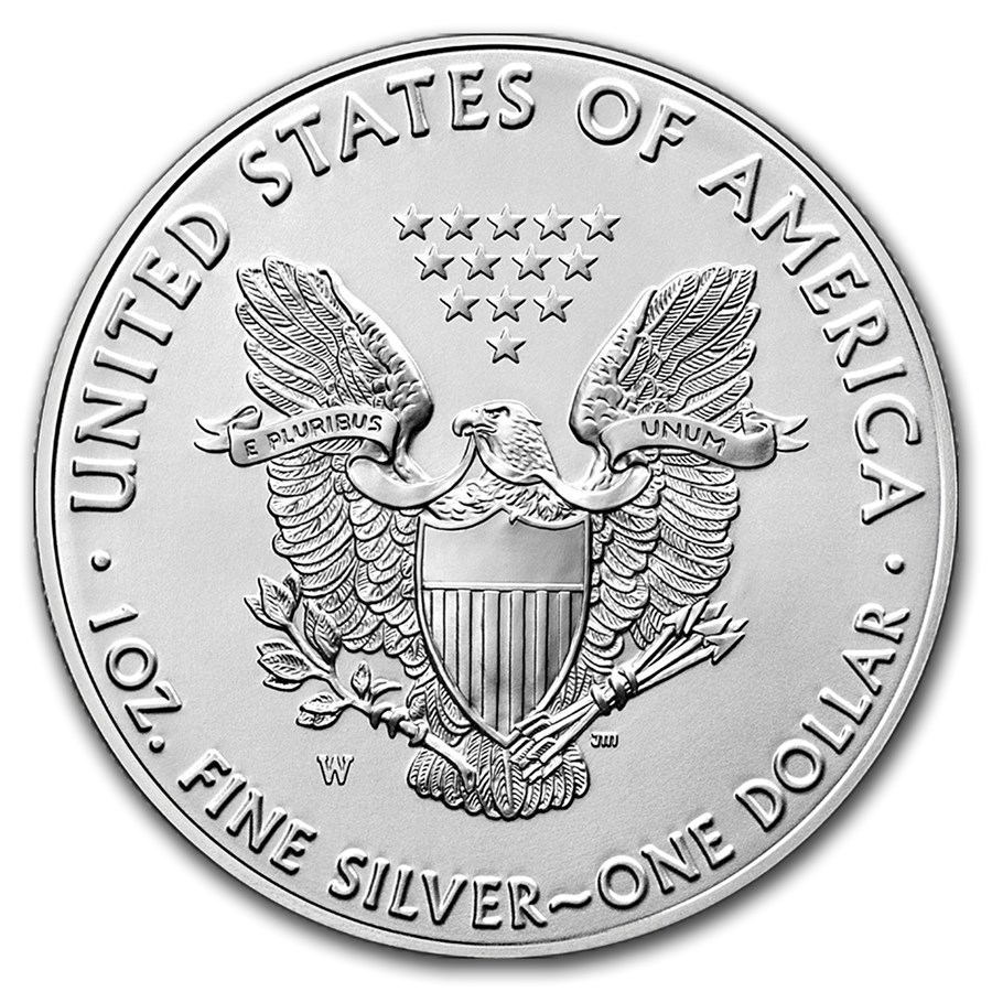 2018-W Burnished American Silver Eagle (w/Box & COA)