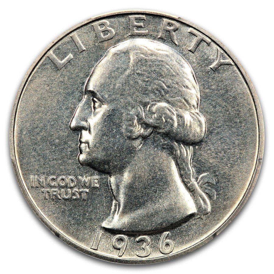 1936 Washington Quarter PR-67 PCGS