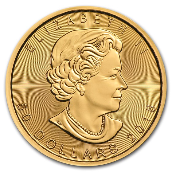 2018 Canada 1 oz Gold Maple Leaf BU