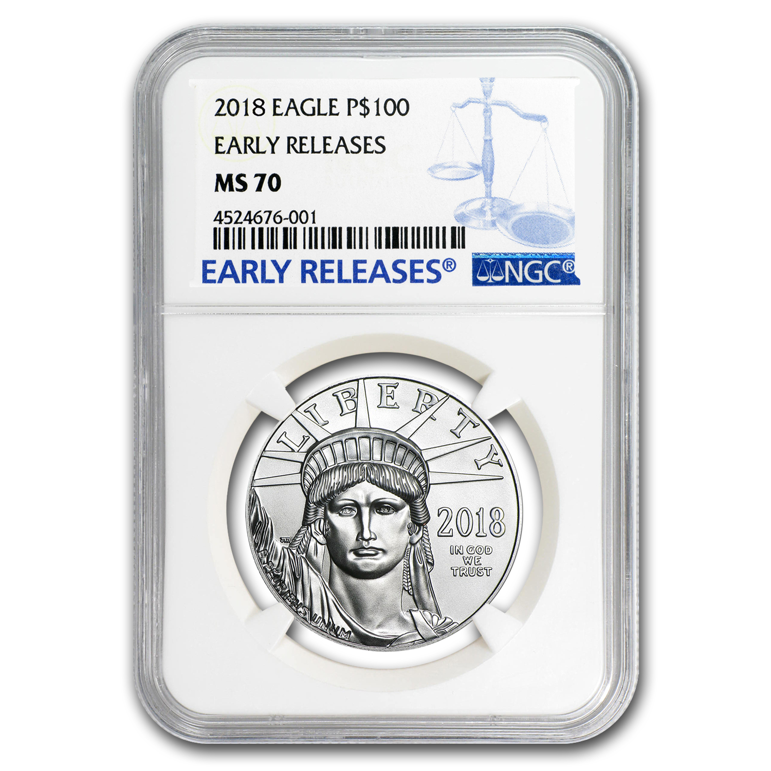2018 1 oz American Platinum Eagle MS-70 NGC (Early Releases)