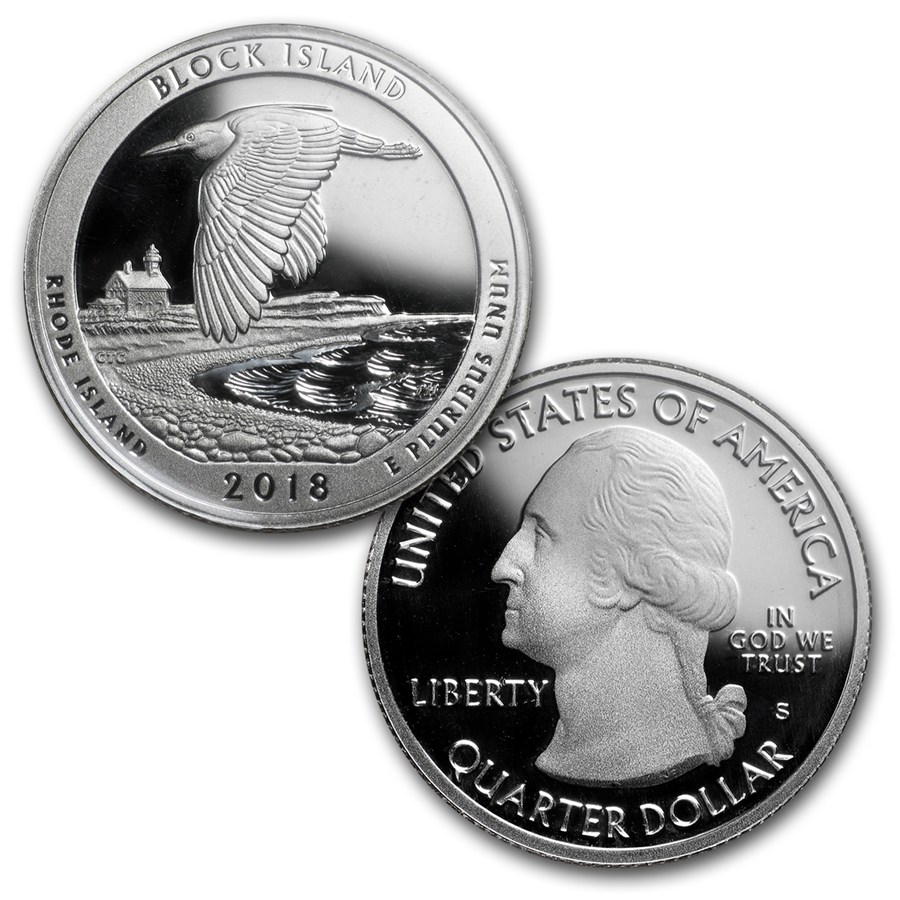 2018-S America the Beautiful Quarters Silver Proof Set