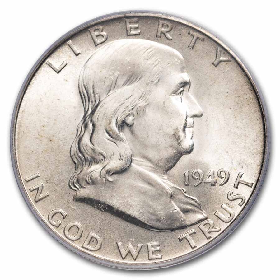1949 Franklin Half Dollar MS-65 PCGS (FBL)