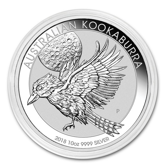 2018 Australia 10 oz Silver Kookaburra BU