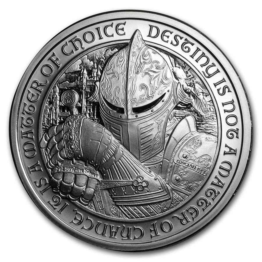 2 oz Silver Round - Destiny Knight: The Shield