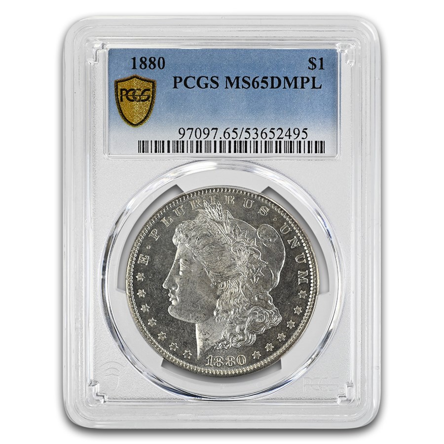 1880 Morgan Dollar MS-65 DMPL PCGS 1880 Morgan Dollar MS-65 DMPL PCGS