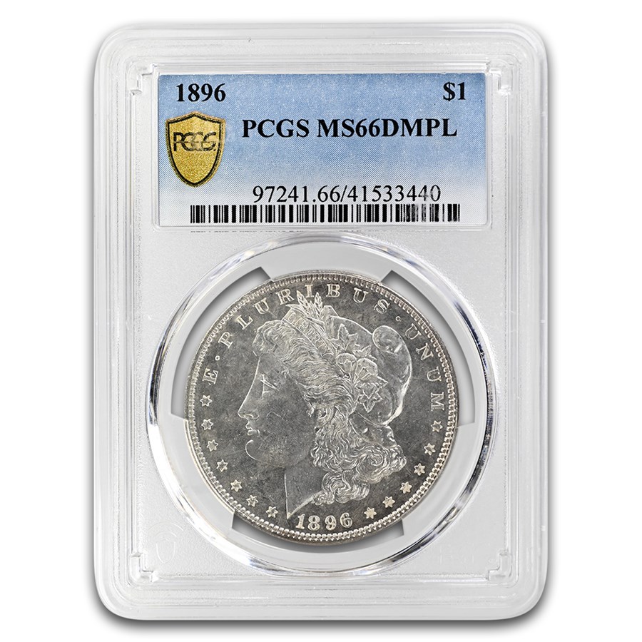 1896 Morgan Dollar MS-66 PCGS (DMPL) 1896 Morgan Dollar MS-66 PCGS (DMPL)