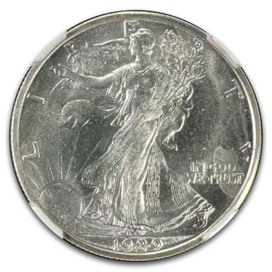 1929-S Walking Liberty Half Dollar MS-65 NGC