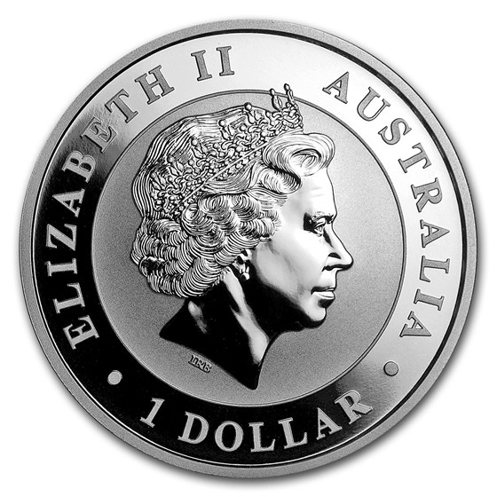 2017 Australia 1 oz Silver Kookaburra BU (Shark Privy)