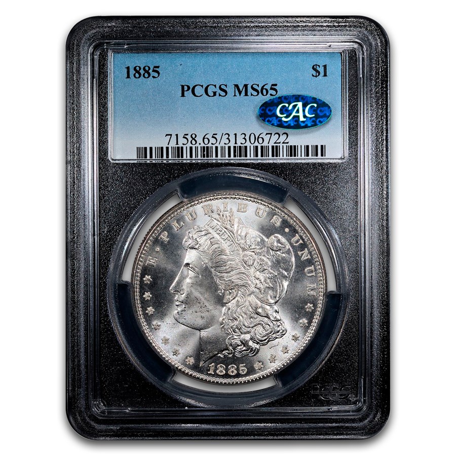 1885 Morgan Dollar MS-65 PCGS CAC