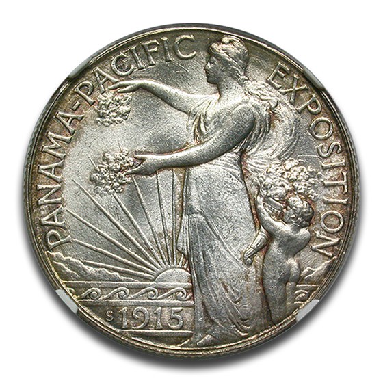1915-S Panama Pacific Half Dollar MS-64 NGC