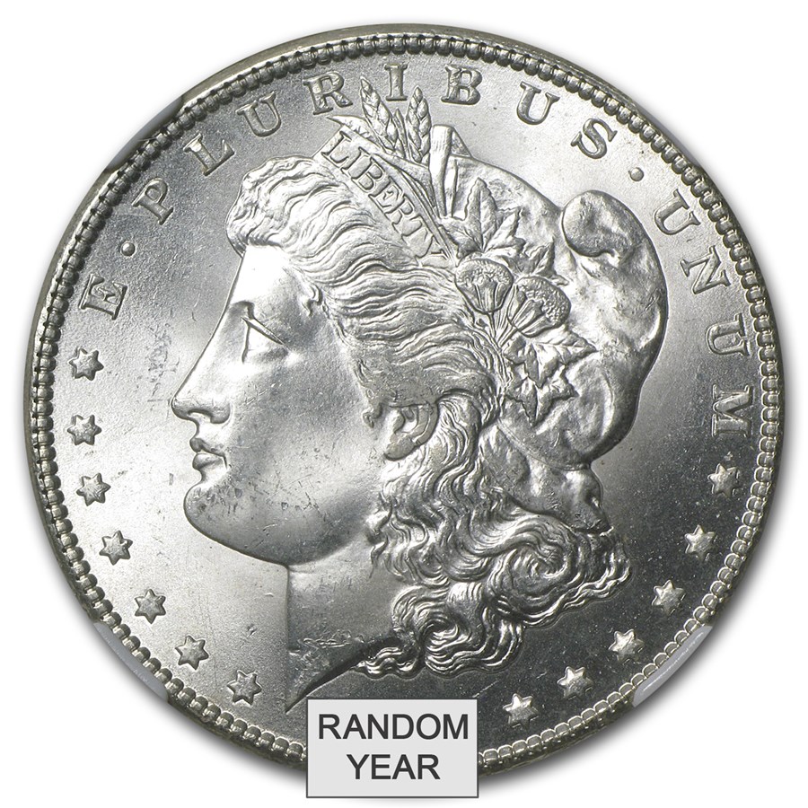 1878-1904 Morgan Dollars MS-64 NGC