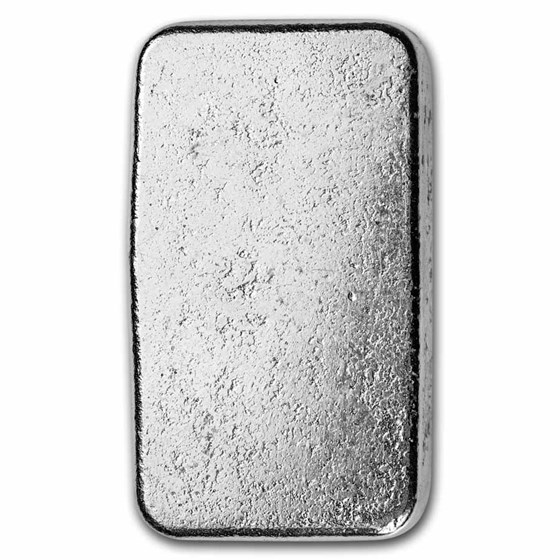 10 oz Cast-Poured Silver Bar - 9Fine Mint