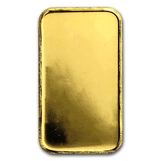 1/2 gram Gold Bar - APMEX (w/Christmas Collage Card, In TEP)
