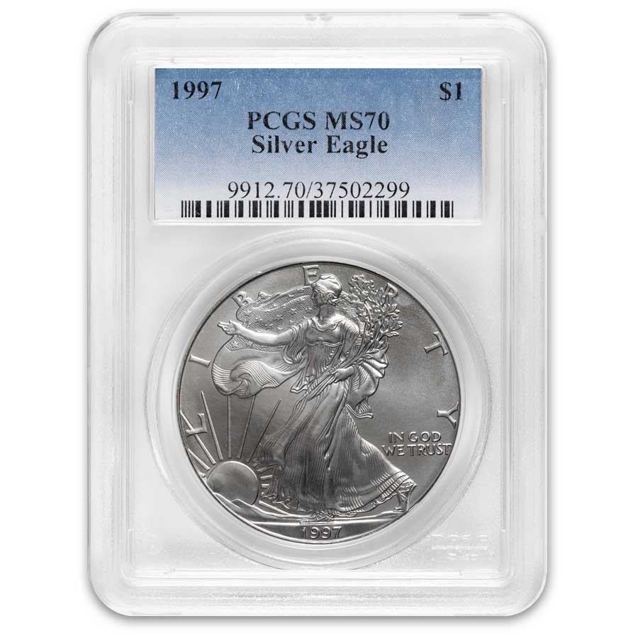 1997 American Silver Eagle MS-70 PCGS