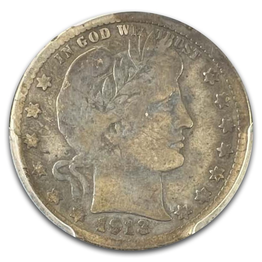 1913-S Barber Quarter VG-10 PCGS