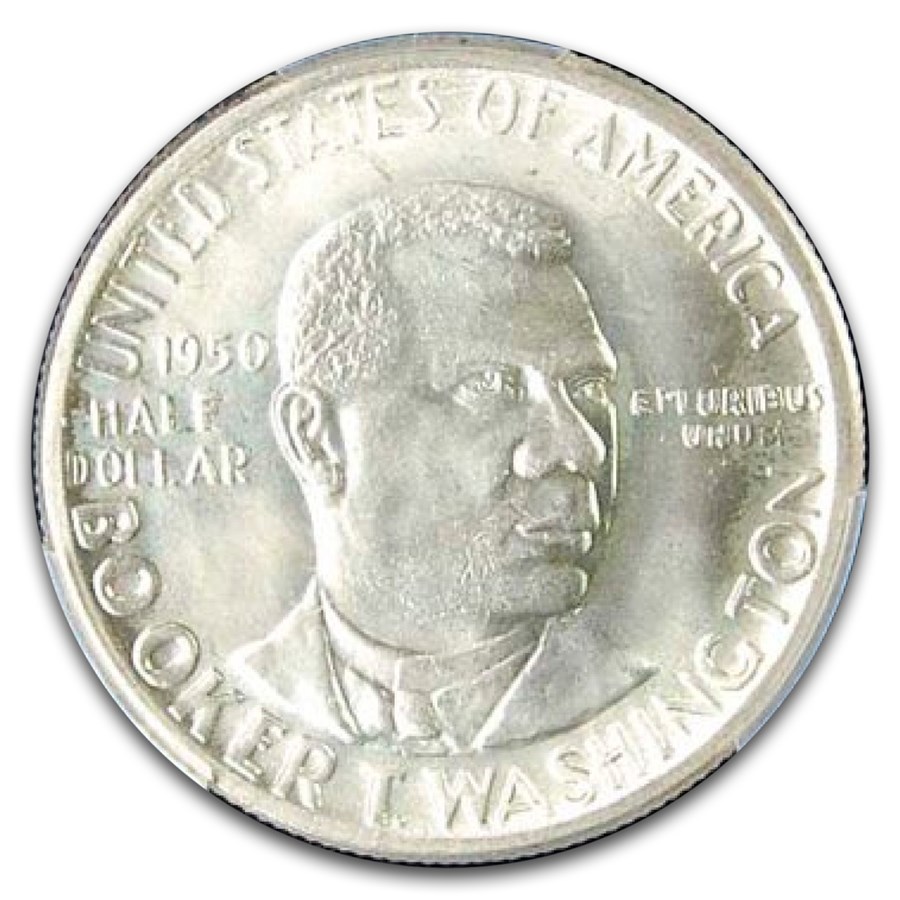 1950 Booker T. Washington Half Dollar Commem MS-67 PCGS
