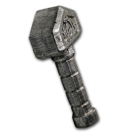 2 oz Hand Poured Silver - Viking Hammer