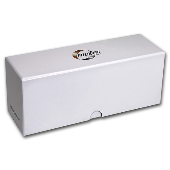 Intercept Technology® Certified Coin Storage Track Box - 20 Slabs