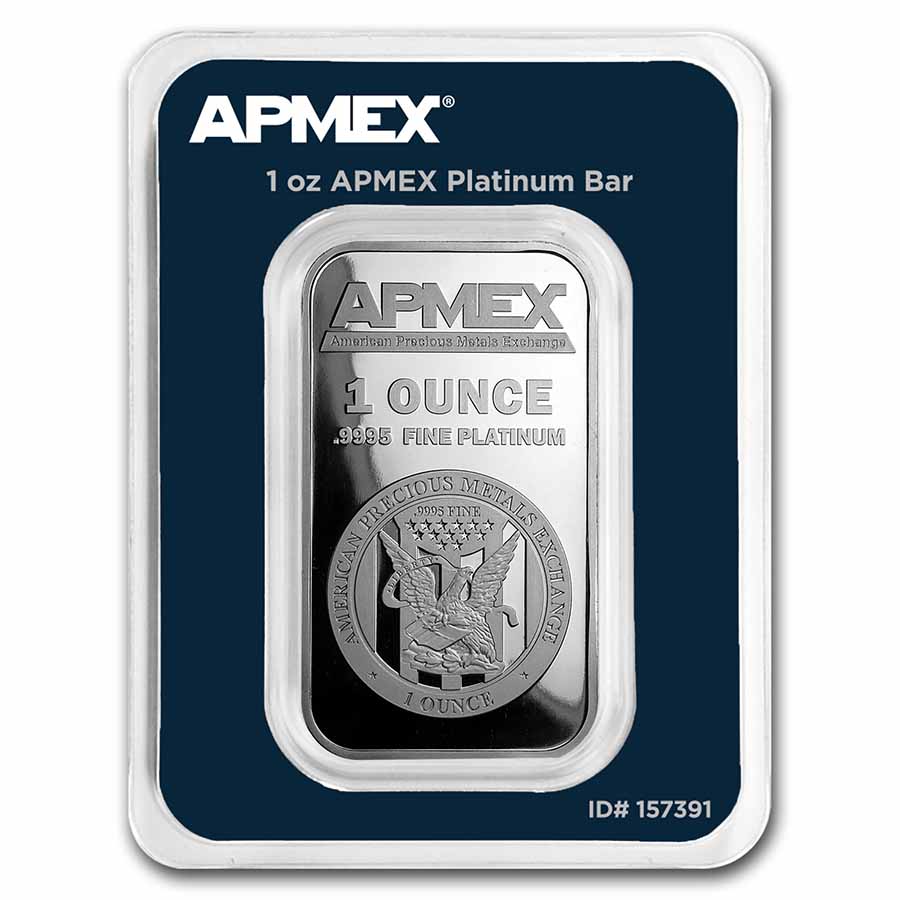 1 oz Platinum Bar - APMEX (In TEP) 1 oz Platinum Bar - APMEX (In TEP)