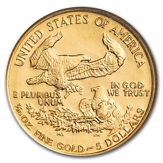 1991 1/10 oz American Gold Eagle MS-69 NGC