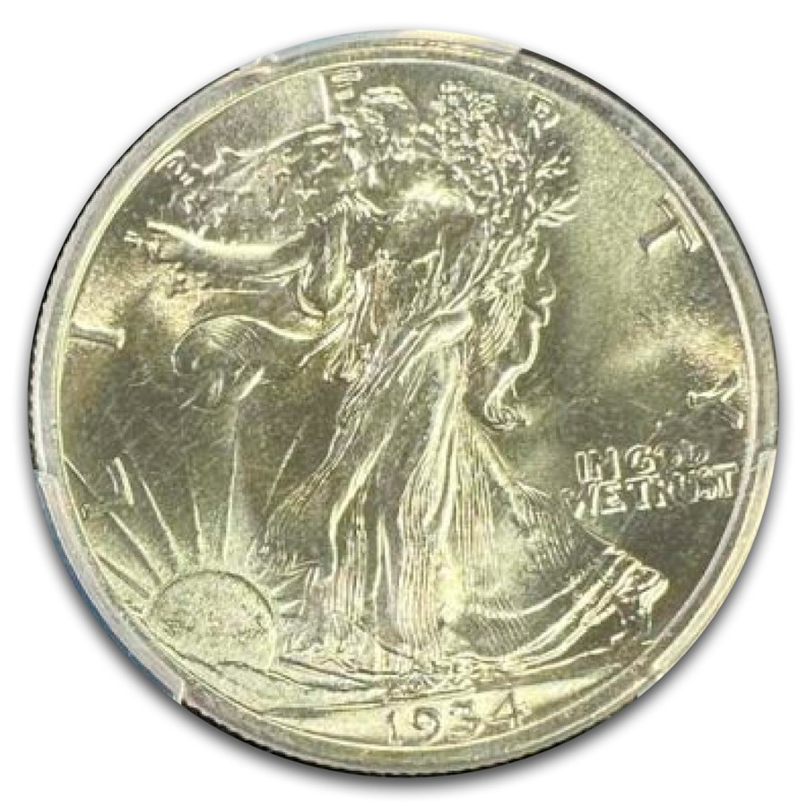 1934 Walking Liberty Half Dollar MS-67 PCGS