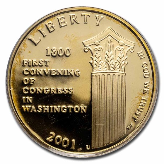 2001-W Gold $5 Commem Capitol Visitor Center PR-69 PCGS