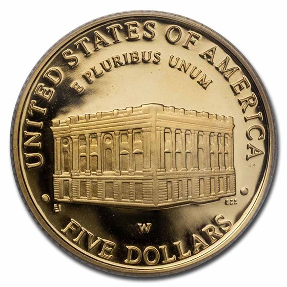 2001-W Gold $5 Commem Capitol Visitor Center PR-69 PCGS