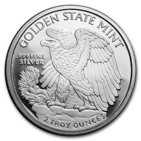 2 oz Silver Round - Walking Liberty