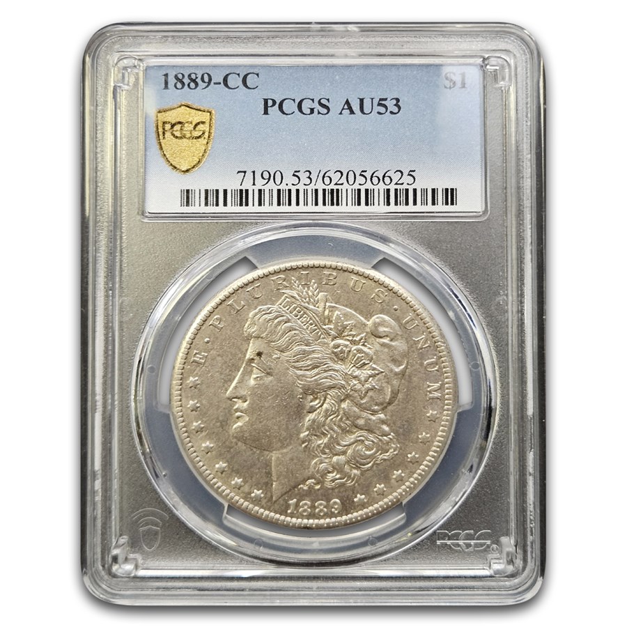 1889-CC Morgan Dollar AU-53 PCGS