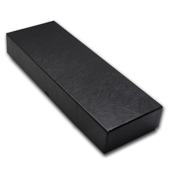 2 X 2 Double Row - 14x4x2 - Black Coin Storage Box